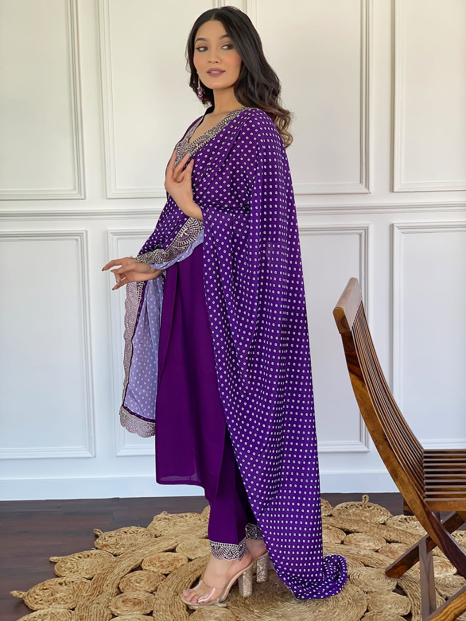 KF 457 Kalaai Viscose Chanderi Embroidery Kurti With Bottom Dupatta Wholesalers In India